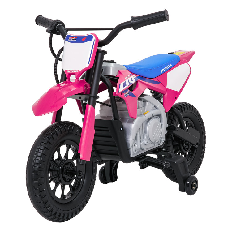 Elektrická motorka HONDA CFR450R - ružová